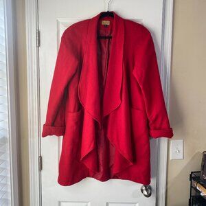 Vintage Midnight Velvet | Red Waterfall Jacket
